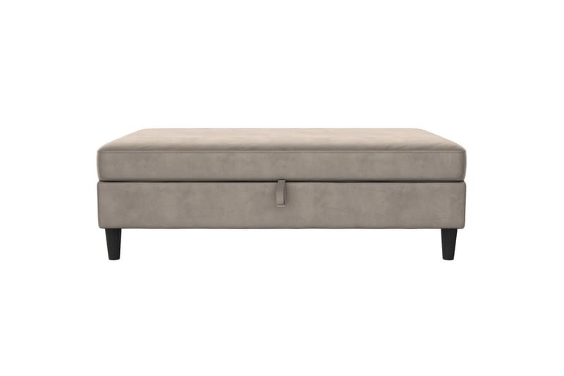 Osmaner/Krakk Hartford Taupe, Fløyel - Taupe, Fløyel - Møbler - Stoler & lenestoler - Krakk - Fotskammel