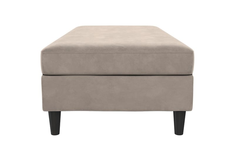 Osmaner/Krakk Hartford Taupe, Fløyel - Taupe, Fløyel - Møbler - Stoler & lenestoler - Krakk - Fotskammel
