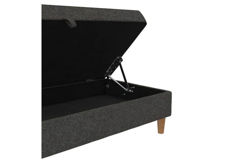 Osmaner/Krakk Lilly Antrasitt, Lin - Antrasitt, Lin - Møbler - Stoler & lenestoler - Krakk - Fotskammel