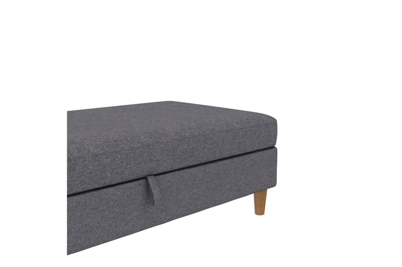 Osmaner/Krakk Lilly Lys grå, Lin - Lys grå, Lin - Møbler - Stoler & lenestoler - Krakk - Fotskammel