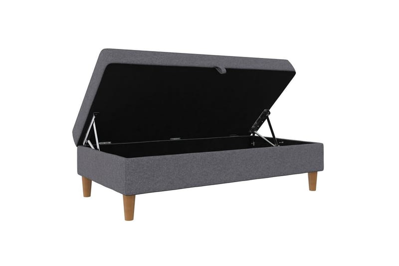 Osmaner/Krakk Lilly Lys grå, Lin - Lys grå, Lin - Møbler - Stoler & lenestoler - Krakk - Fotskammel