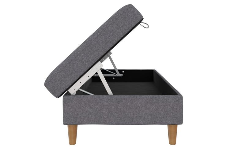 Osmaner/Krakk Lilly Lys grå, Lin - Lys grå, Lin - Møbler - Stoler & lenestoler - Krakk - Fotskammel