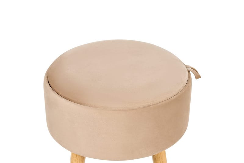 Pall Neely Beige - Beige - Møbler - Stoler & lenestoler - Krakk - Fotskammel