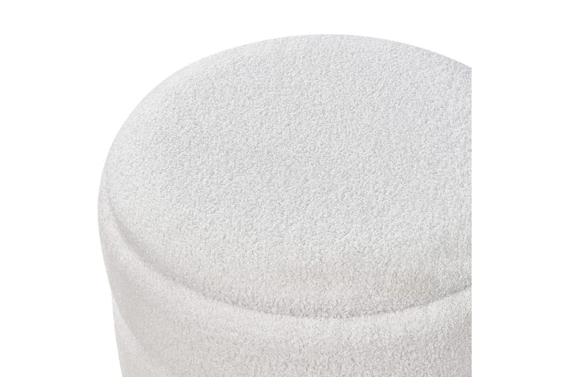 Pall Okaton Hvit/lyst tre - Hvit/lyst tre - Møbler - Stoler & lenestoler - Krakk - Fotskammel