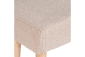 Pall Takoma Beige/lyst tre - Beige/lyst tre - Møbler - Stoler & lenestoler - Krakk - Fotskammel