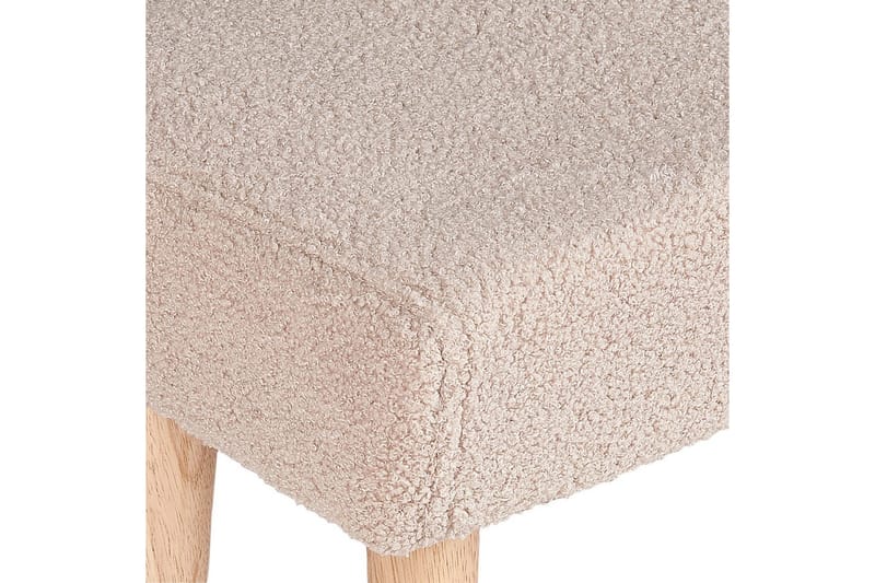 Pall Takoma Beige/lyst tre - Beige/lyst tre - Møbler - Stoler & lenestoler - Krakk - Fotskammel
