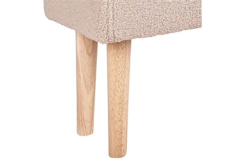 Pall Takoma Beige/lyst tre - Beige/lyst tre - Møbler - Stoler & lenestoler - Krakk - Fotskammel