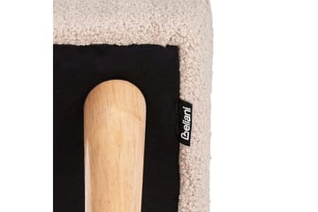 Pall Takoma Beige/lyst tre - Beige/lyst tre - Møbler - Stoler & lenestoler - Krakk - Fotskammel