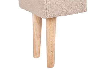 Pall Takoma Beige/lyst tre - Beige/lyst tre - Møbler - Stoler & lenestoler - Krakk - Fotskammel