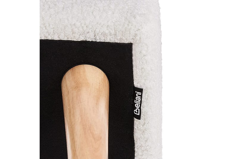 Pall Takoma Hvit/lyst tre - Hvit/lyst tre - Møbler - Stoler & lenestoler - Krakk - Fotskammel