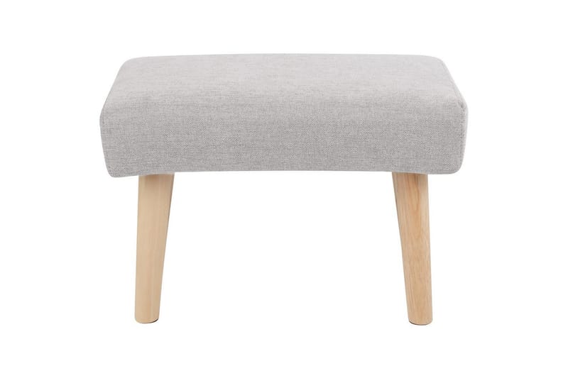 Pall Takoma II Grå/lyst tre - Grå/lyst tre - Møbler - Stoler & lenestoler - Krakk - Fotskammel