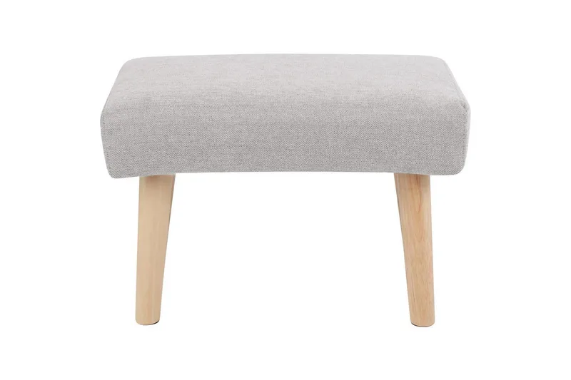 Pall Takoma II Grå/lyst tre - Grå/lyst tre - Møbler - Stoler & lenestoler - Krakk - Fotskammel