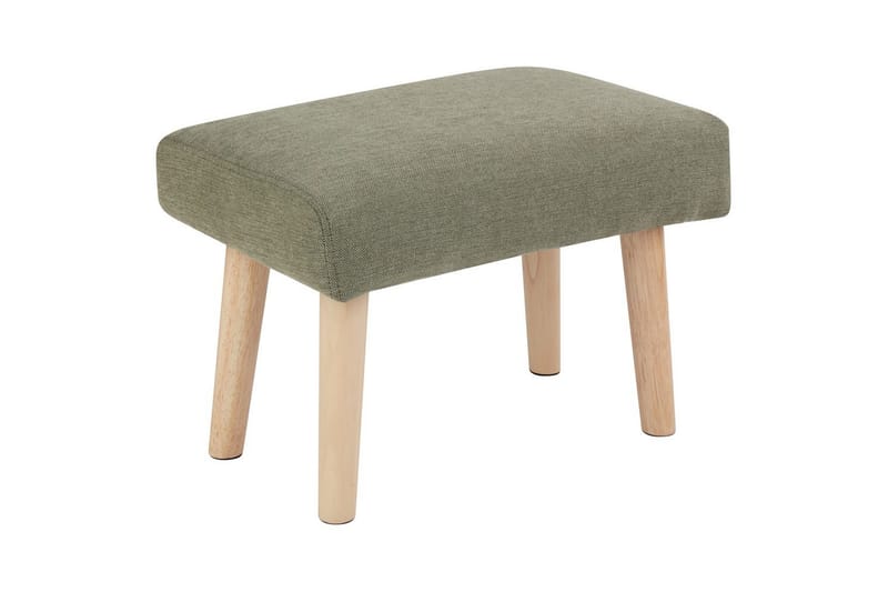 Pall Takoma II Grønn/lyst tre - Grønn/lyst tre - Møbler - Stoler & lenestoler - Krakk - Fotskammel