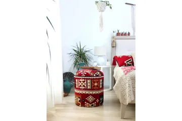 Amsterdam Sittepuff 40 cm - Flerfarget - Møbler - Stoler & lenestoler - Krakk - Puff