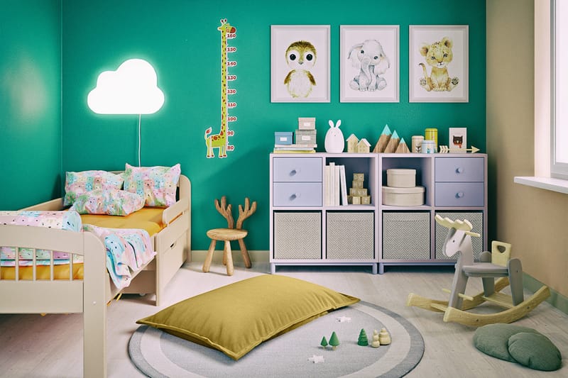 Arvinder Sittepuff 30 cm - Gul - Møbler - Stoler & lenestoler - Krakk - Puff