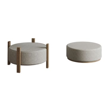 Puff Atelier Del Sofa Clone (47 x 45,5 x 48 cm) Sapphire Oak - Møbler - Stoler & lenestoler - Krakk - Puff