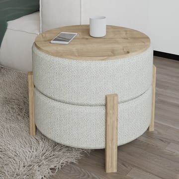 Puff Atelier Del Sofa Clone (47 x 45,5 x 48 cm) Sapphire Oak - Møbler - Stoler & lenestoler - Krakk - Puff