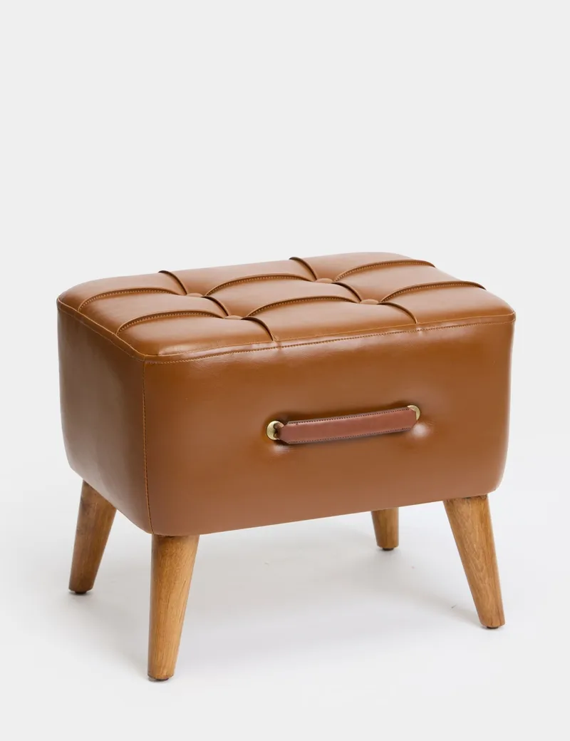 Puff Atelier Del Sofa Ottocase Nostaljik (43 x 35 x 33 cm) brun, undefined