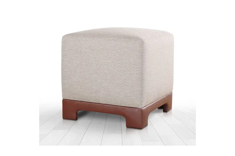 Puff Belarville Brun - Brun - Møbler - Stoler & lenestoler - Krakk - Puff