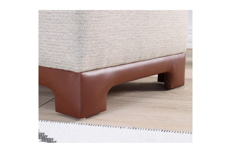 Puff Belarville Brun - Brun - Møbler - Stoler & lenestoler - Krakk - Puff