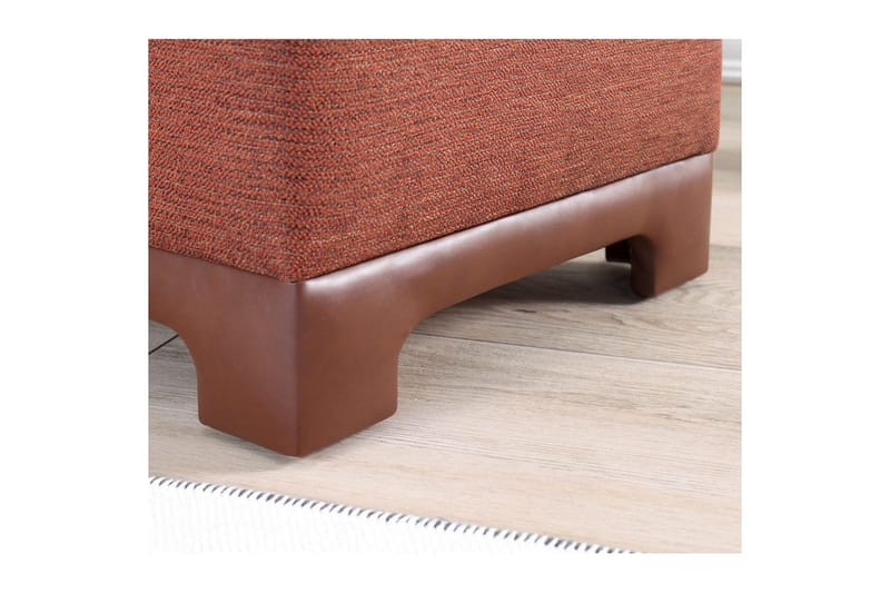 Puff Belarville Flis Rød - Flis Rød - Møbler - Stoler & lenestoler - Krakk - Puff