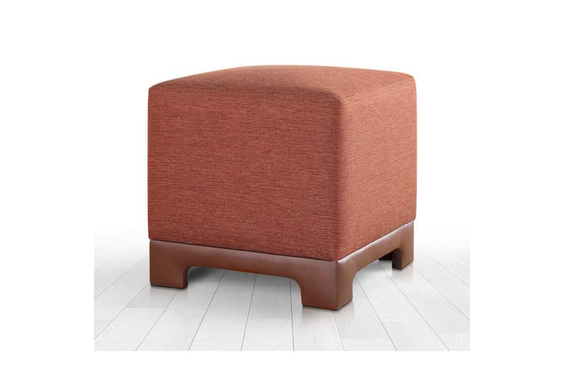 Puff Belarville Flis Rød - Flis Rød - Møbler - Stoler & lenestoler - Krakk - Puff
