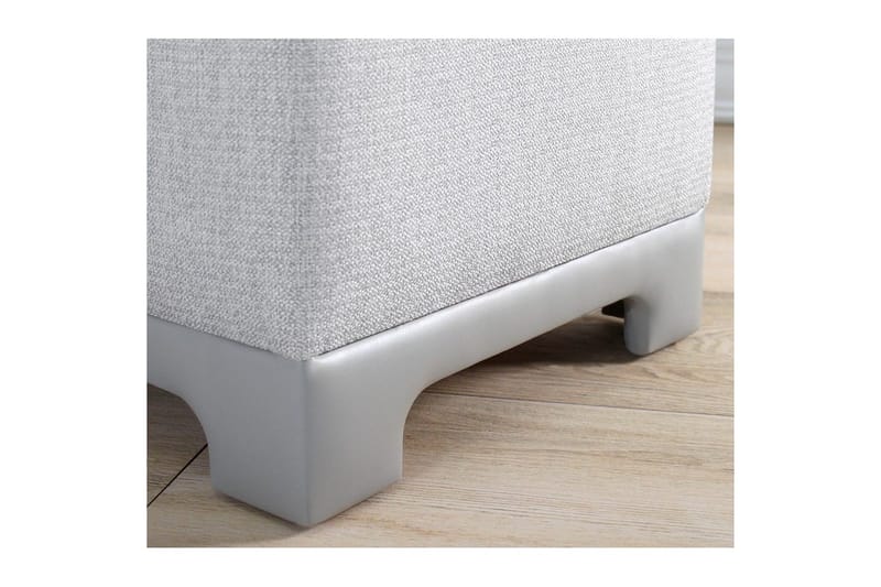Puff Belarville Grå - Grå - Møbler - Stoler & lenestoler - Krakk - Puff