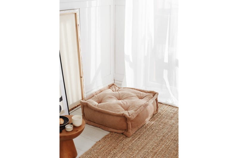 Biskuvi Sittepuff 55 cm - Camel - Møbler - Stoler & lenestoler - Krakk - Puff