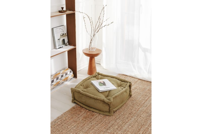 Biskuvi Sittepuff 55 cm - Khaki - Møbler - Stoler & lenestoler - Krakk - Puff