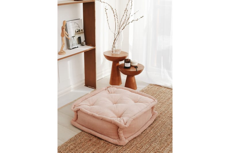 Biskuvi Sittepuff 55 cm - Rosa - Møbler - Stoler & lenestoler - Krakk - Puff