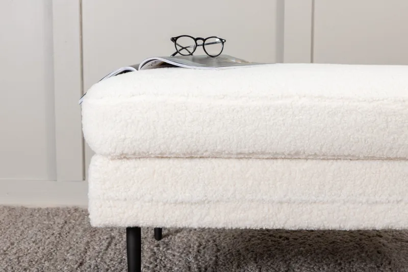 Boom Sittepuff - Hvit - Møbler - Stoler & lenestoler - Krakk - Puff