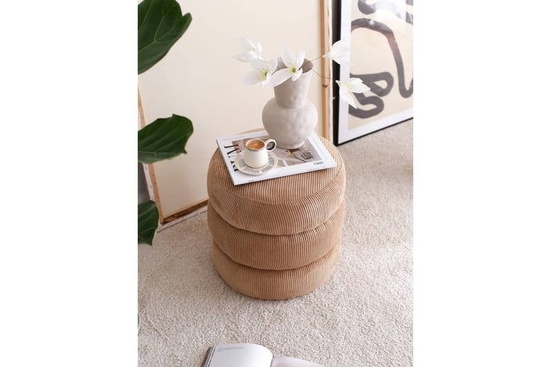 Boum Sittepuff 40 cm - Camel - Møbler - Stoler & lenestoler - Krakk - Puff