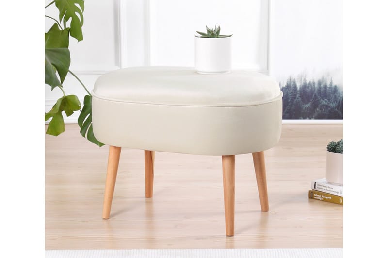 Bowie Sittepuff 63 cm - Beige - Møbler - Stoler & lenestoler - Krakk - Puff
