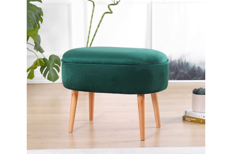 Bowie Sittepuff 63 cm - Grønn - Møbler - Stoler & lenestoler - Krakk - Puff