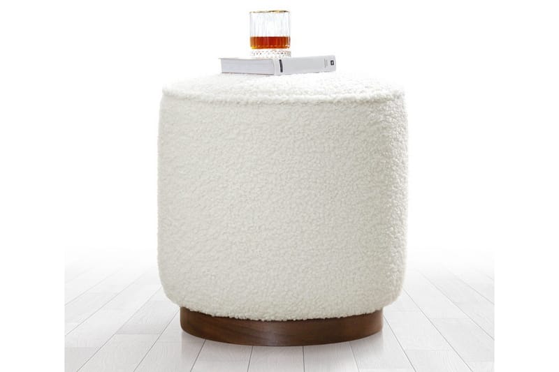 Braintree Sittepuff 42 cm, Hvit