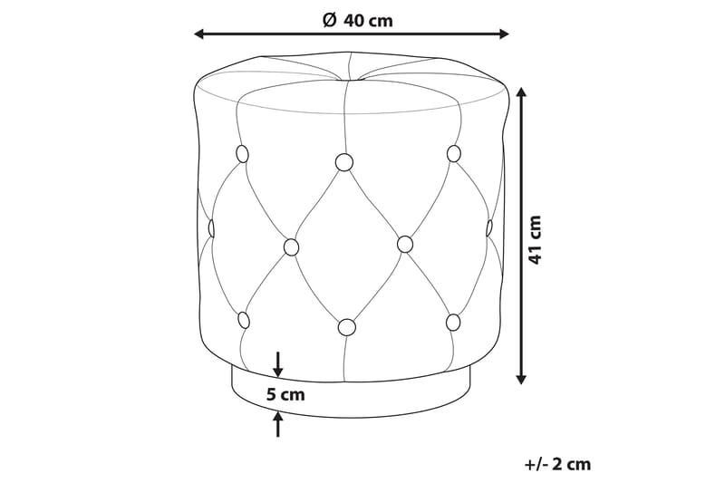 Brynhenllan Puff - Grå - Møbler - Stoler & lenestoler - Krakk - Puff