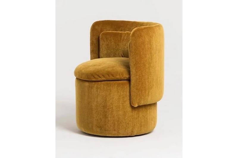Ceremony Sittepuff 40 cm - Gul/Sennep - Møbler - Stoler & lenestoler - Krakk - Puff