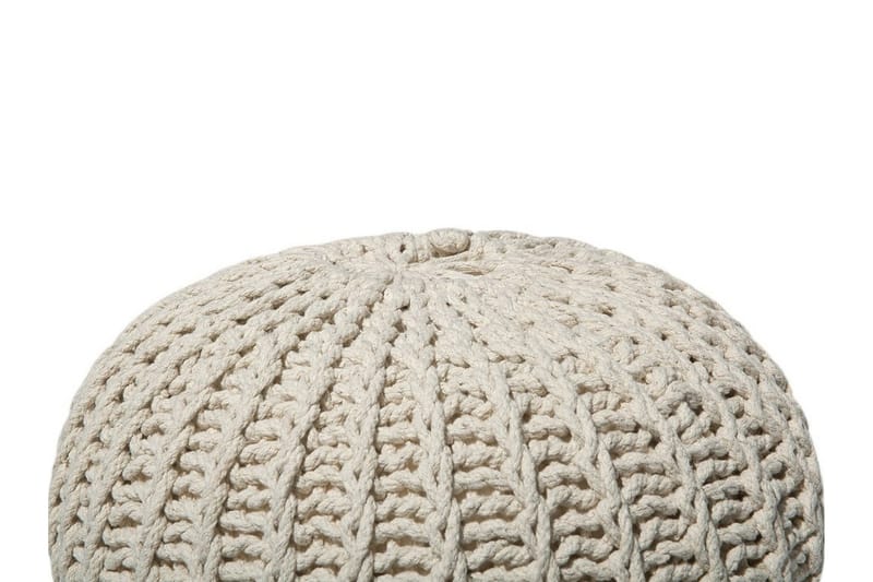 CONRAD II Puff 50 cm - Beige - Møbler - Stoler & lenestoler - Krakk - Puff