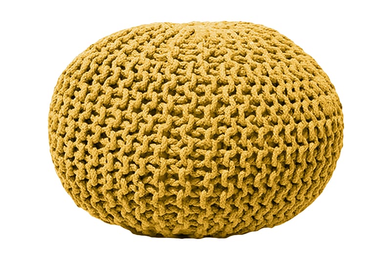 Conrad Il Puff 50 cm - Gul - Møbler - Stoler & lenestoler - Krakk - Puff
