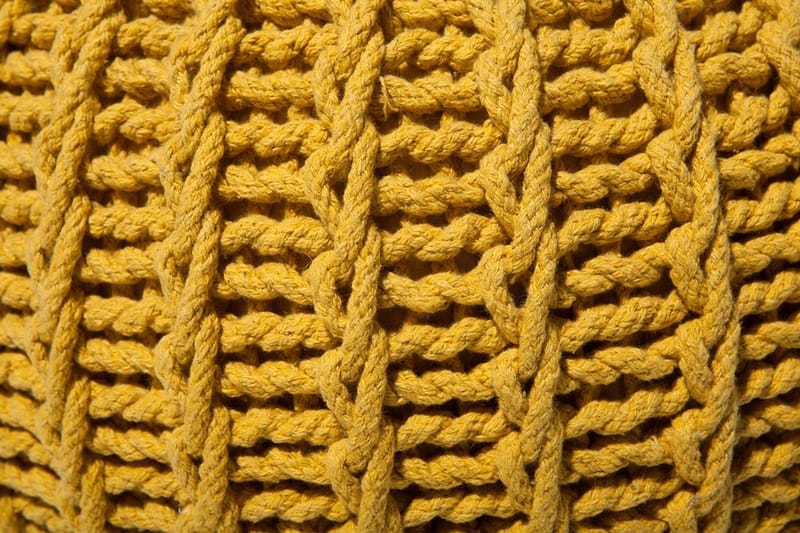 Conrad Il Puff 50 cm - Gul - Møbler - Stoler & lenestoler - Krakk - Puff