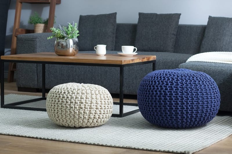 Conrad Puff 230 cm - Blå - Møbler - Stoler & lenestoler - Krakk - Puff