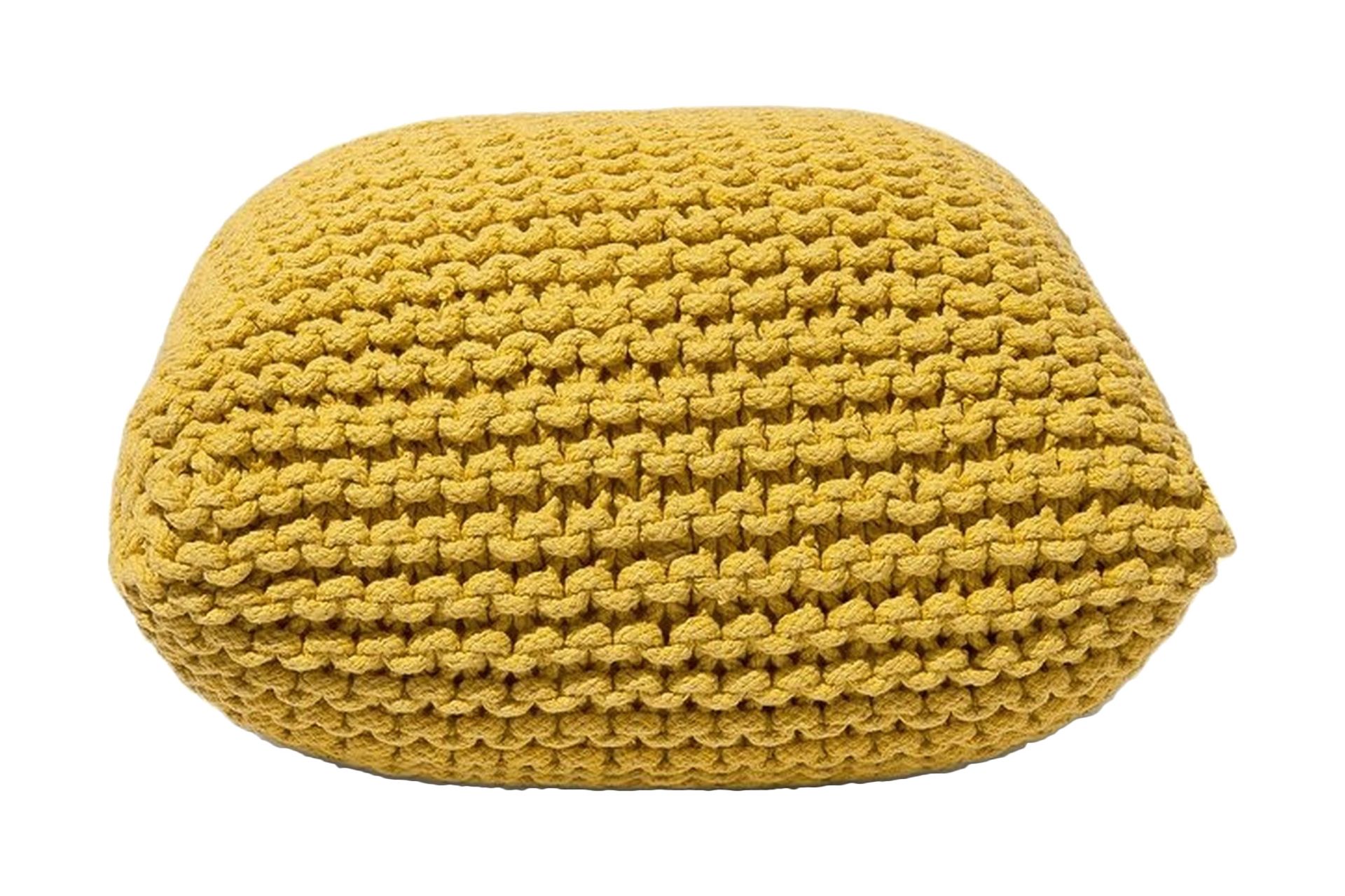 Conrad Puff 50 cm - Gul - Møbler - Stoler & lenestoler - Krakk - Puff