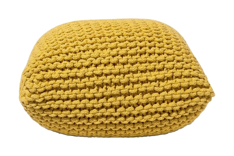 Conrad Puff 50 cm - Gul - Møbler - Stoler & lenestoler - Krakk - Puff