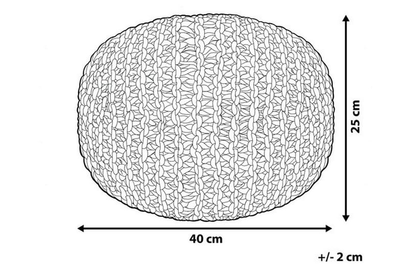 Conrad Puff 40 cm - Blå - Møbler - Stoler & lenestoler - Krakk - Puff