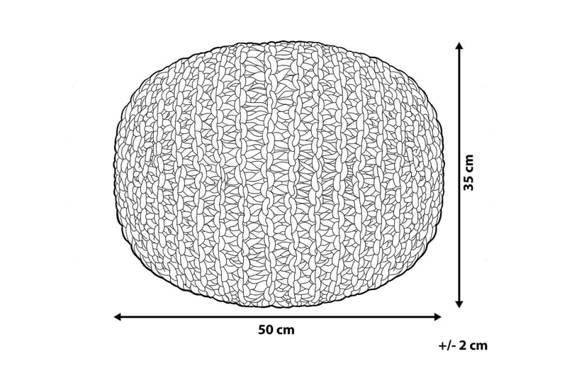 Conrad Puff 50 cm - Brun - Møbler - Stoler & lenestoler - Krakk - Puff