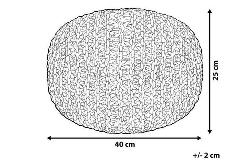Conrad Puff 50 cm - Brun - Møbler - Stoler & lenestoler - Krakk - Puff