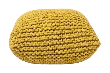 Conrad Puff 50 cm - Gul - Møbler - Stoler & lenestoler - Krakk - Puff