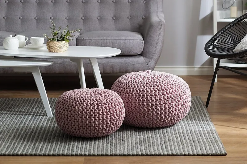 Conrad Puff 40 cm - Rosa - Møbler - Stoler & lenestoler - Krakk - Puff