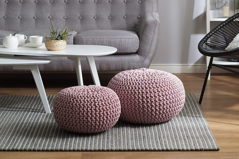 Conrad Puff 40 cm - Rosa - Møbler - Stoler & lenestoler - Krakk - Puff