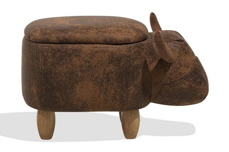 Cow Puff 60 cm - Brun - Møbler - Stoler & lenestoler - Krakk - Puff